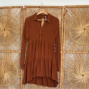 Free people best girl tiered tunic dress